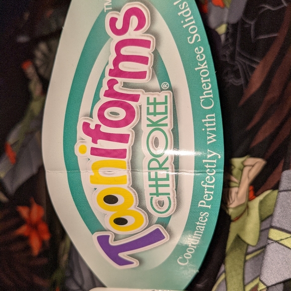 Disney with Cherokee Tooniforms Medical Scrub Peter Pan Print - Picture 10 of 16